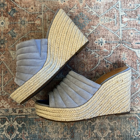 LISA & VICKY Gogo Platform Wedge Sandal in Lavender - Picture 2 of 4